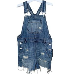 Overalls denim shorts